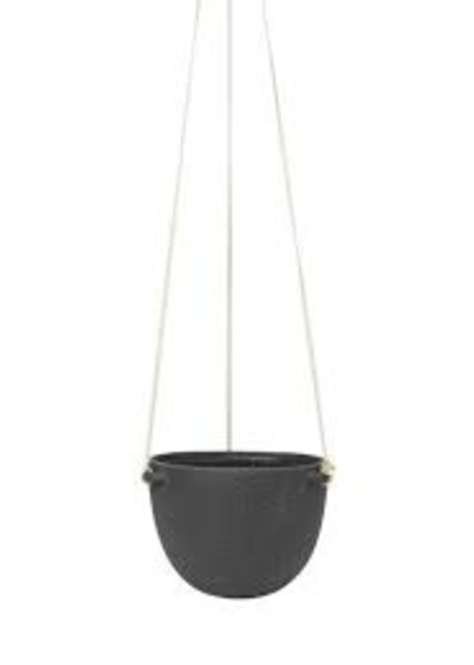 Ferm Living Ferm Living - Pot suspendu Speckle - Grand - Gris foncé