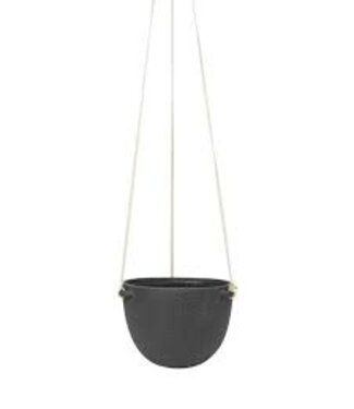 Ferm Living Ferm Living - Pot suspendu Speckle - Grand - Gris foncé