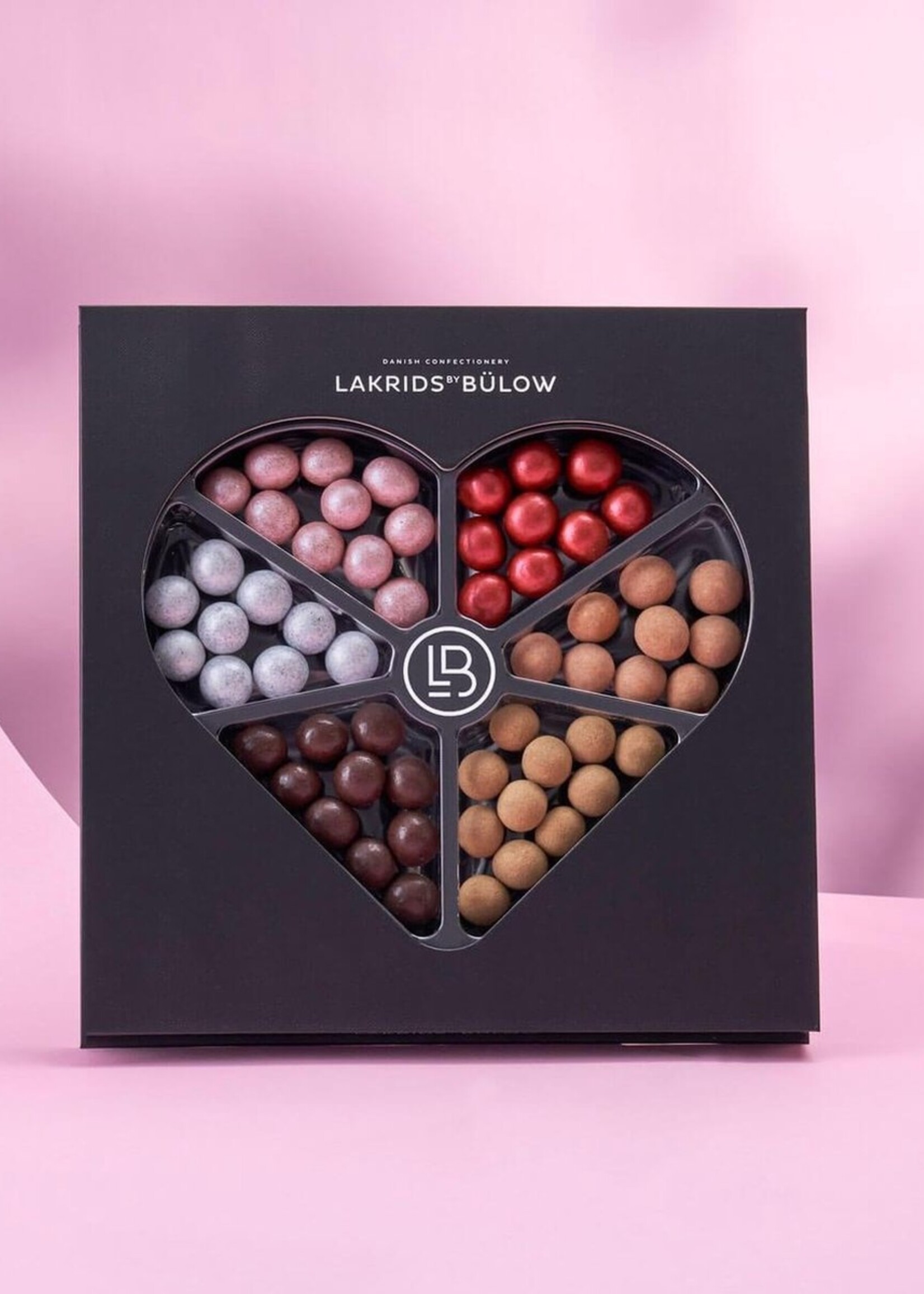 Lakrids Lakrids By Bulow - Drop met Chocolade - Love Box - 7 smaken