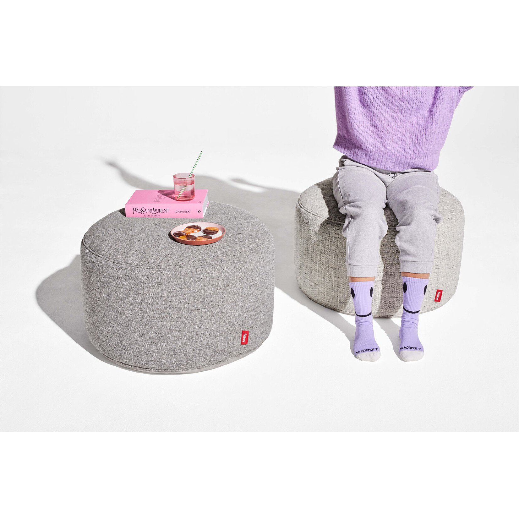 Fatboy large poef mingle marble