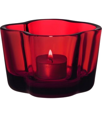 Iittala thealight bougeoir 60mm cranberry/ karpalo