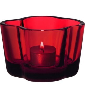 Iittala thealight  candle holder 60mm cranberry/ karpalo