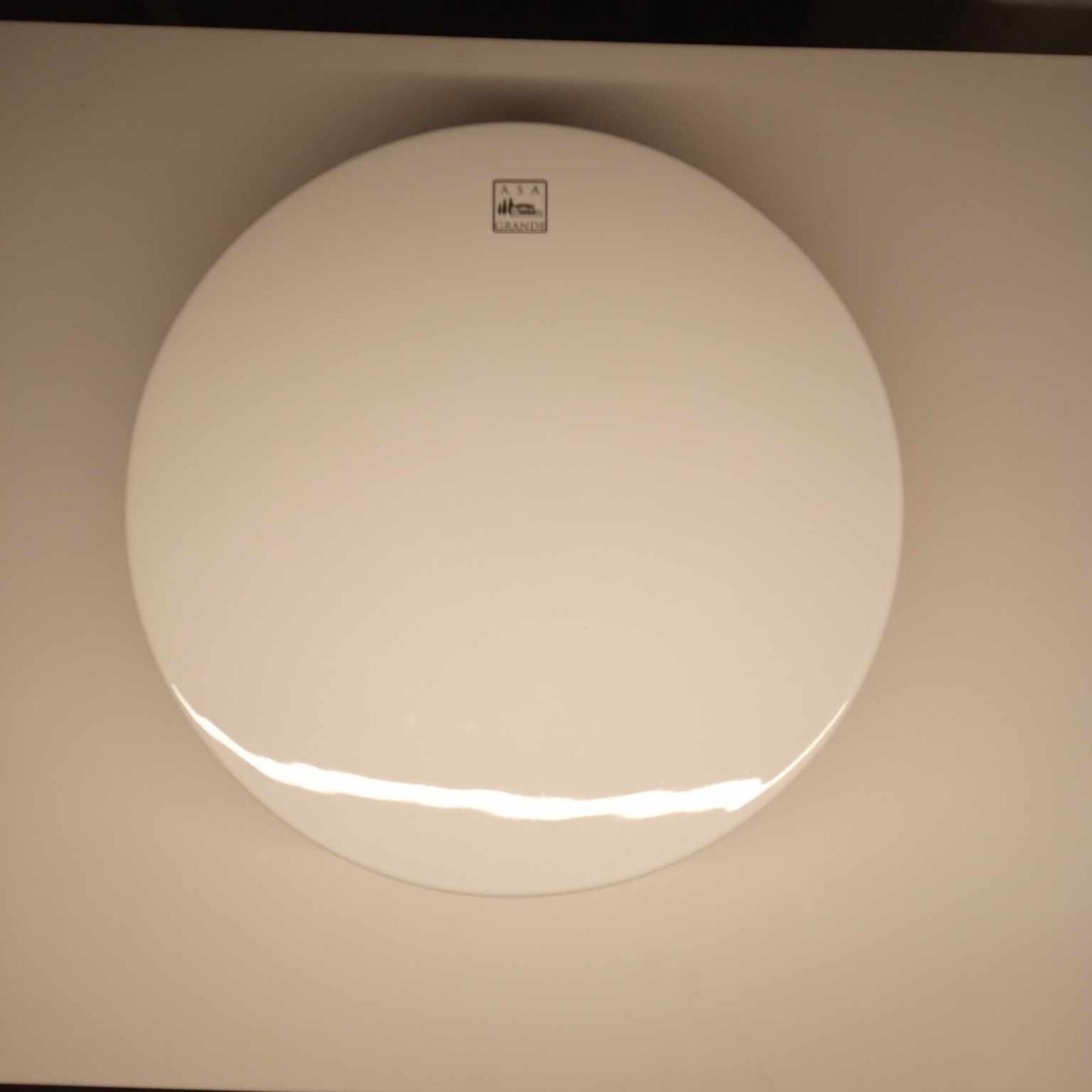 ASA ASA - Plat de service - Poterie - Blanc