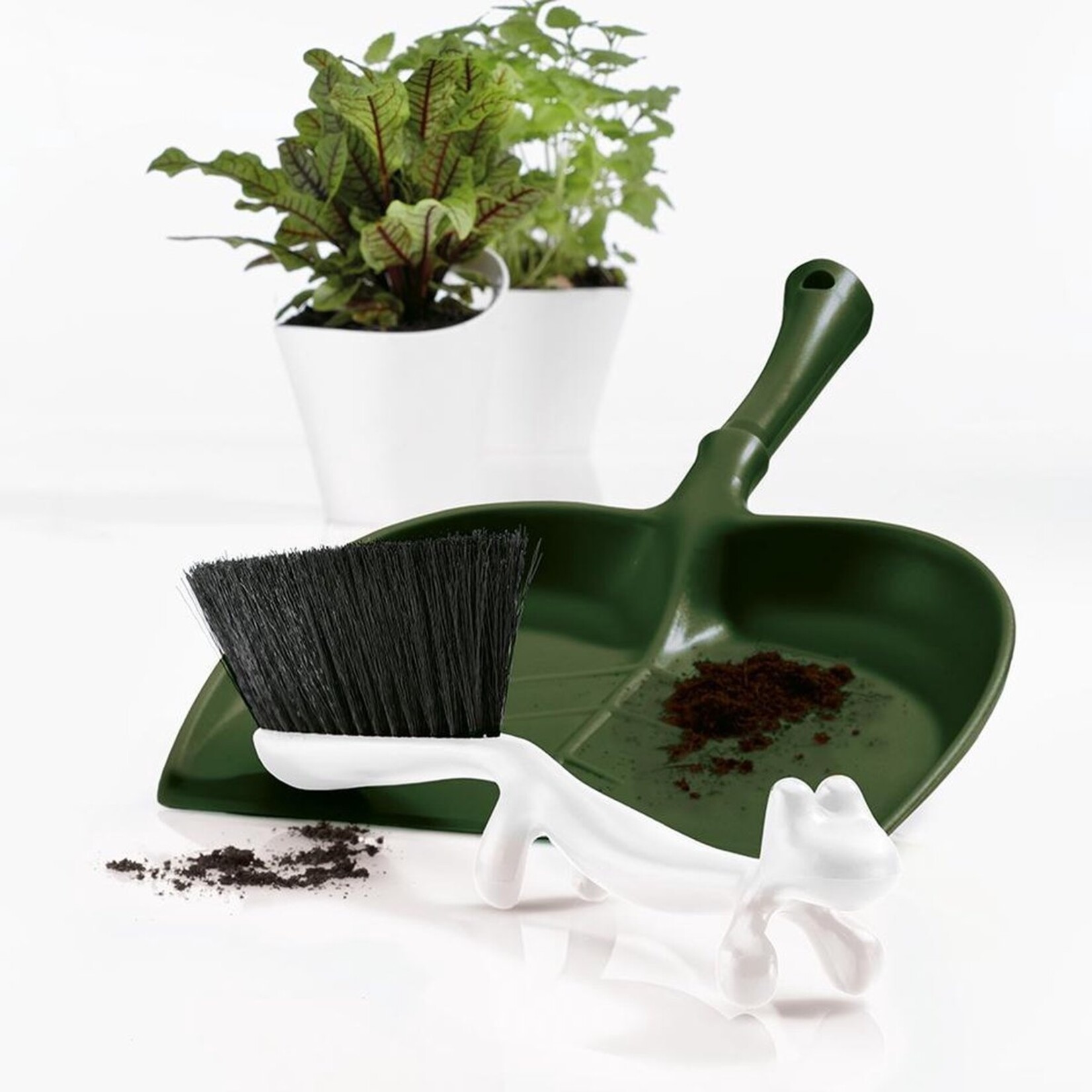 Koziol Koziol - Dustin - Vuilblik - Zonder borstel - Forest Green