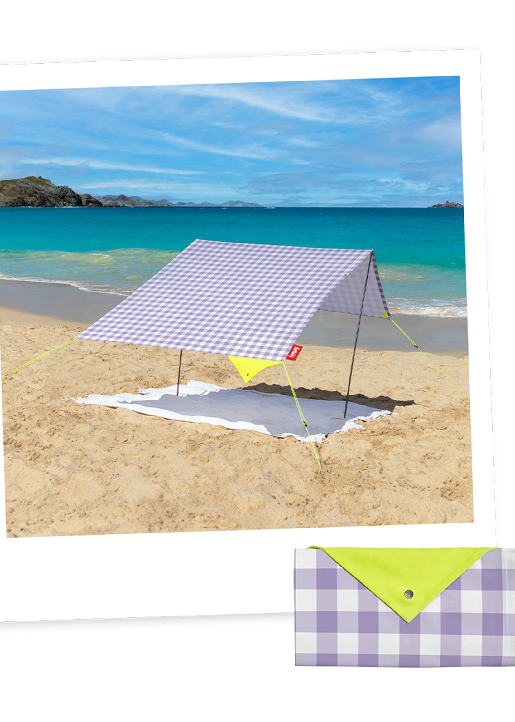 Fatboy - Miasun - Tente de plage portable - Vichy
