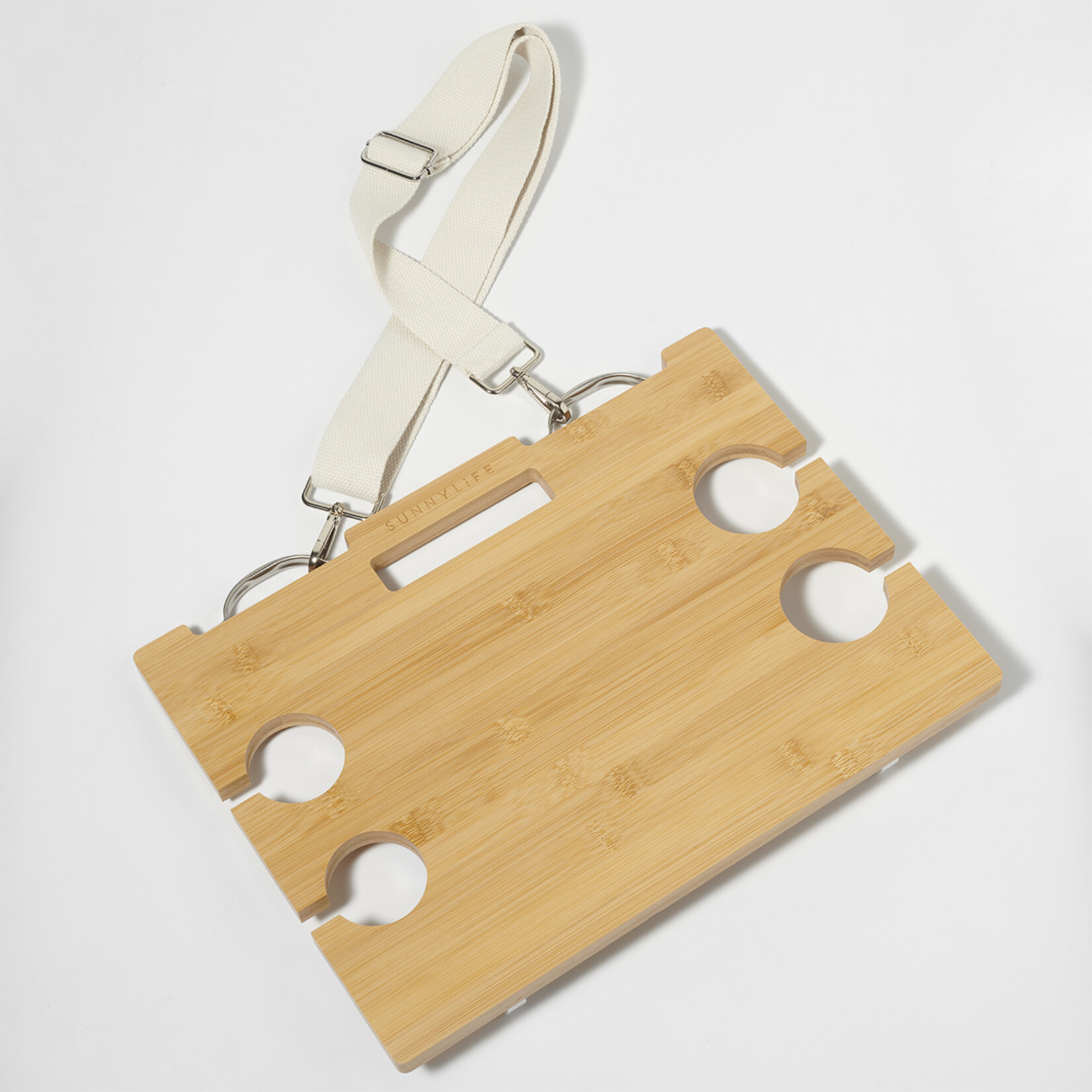 Sunnylife SunnyLife - Le Weekend - Draagbare kaas en wijn plank - Naturel