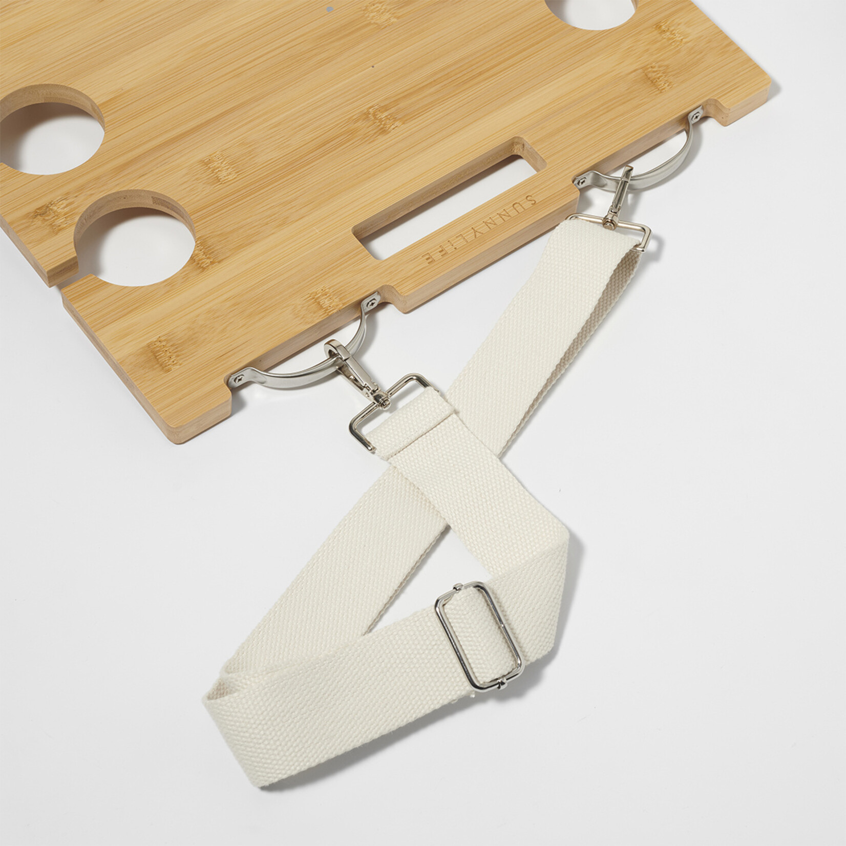 Sunnylife SunnyLife - Le Weekend - Draagbare kaas en wijn plank - Naturel