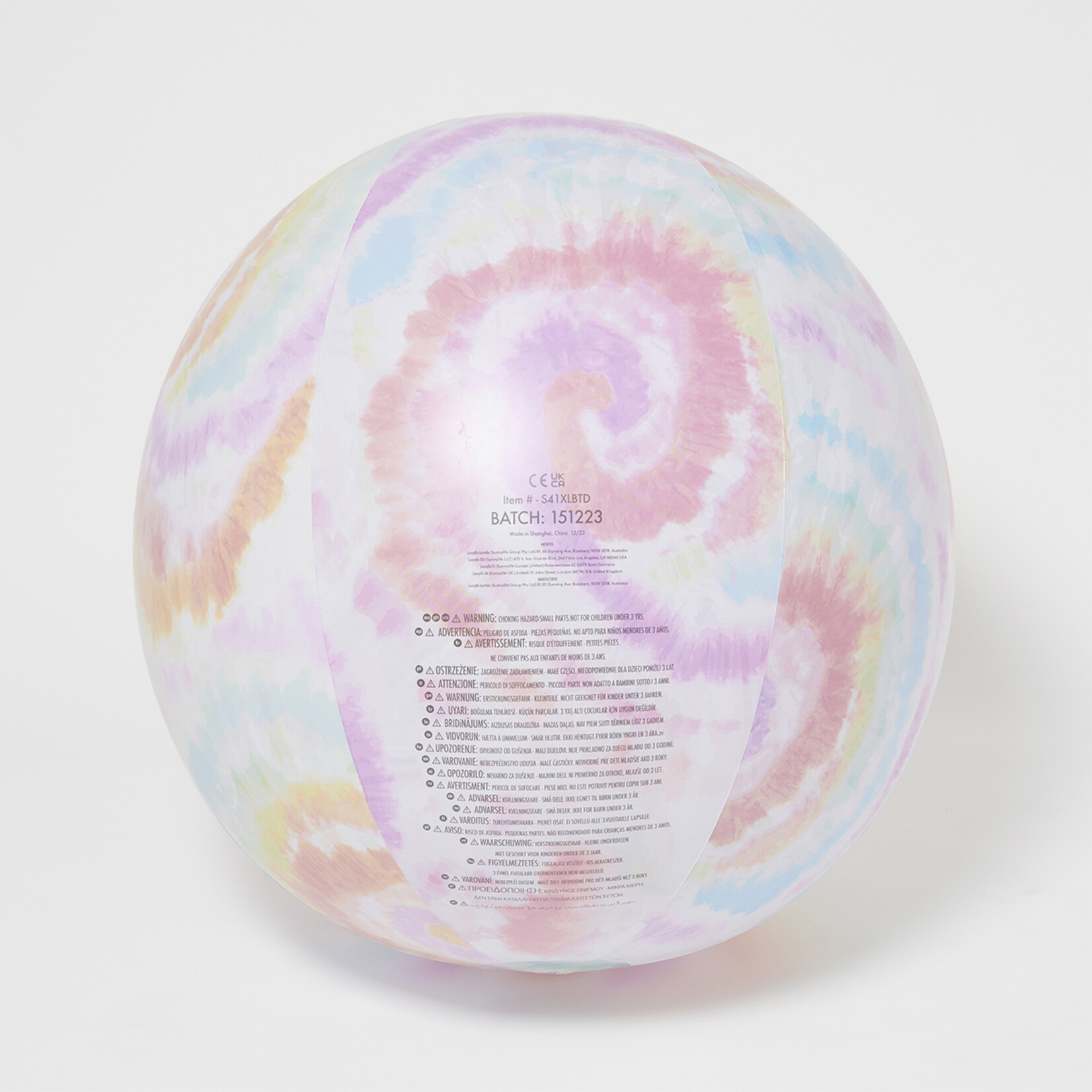 Sunnylife SunnyLife - Giant - Ballon gonflable - Tie Dye