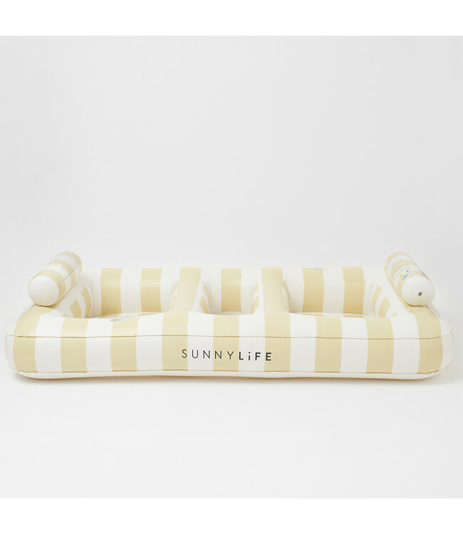 SunnyLife - Mango Bay - Luxe Drijvende hangmat - 2 personen - Mosterd