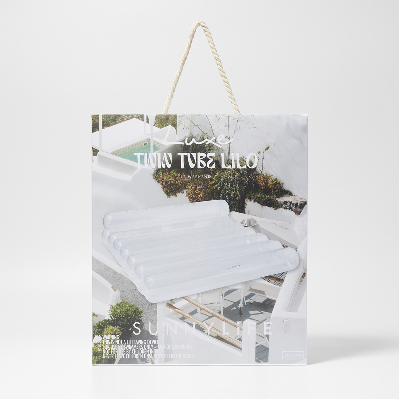 Sunnylife SunnyLife - Tube Lilo - Le Weekend - luchtmatras - 2 pers - helder