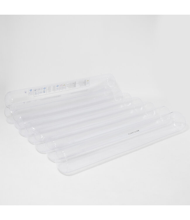 Sunnylife SunnyLife - Tube Lilo - Le Weekend - matelas gonflable - 2 pers - transparent