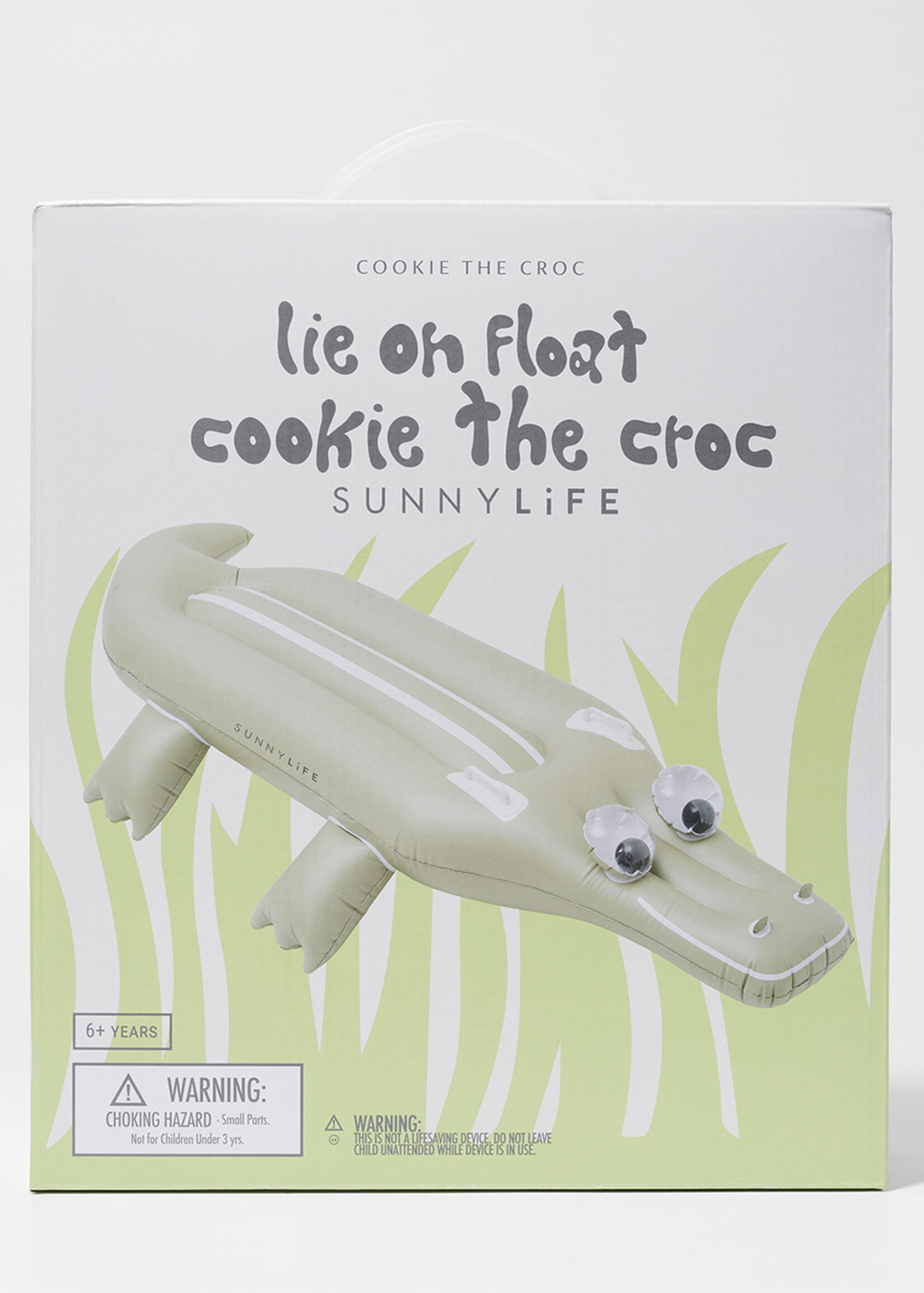 Sunnylife SunnyLife - Lie On - Matelas d'air - Cookie the crocodile - Khaki