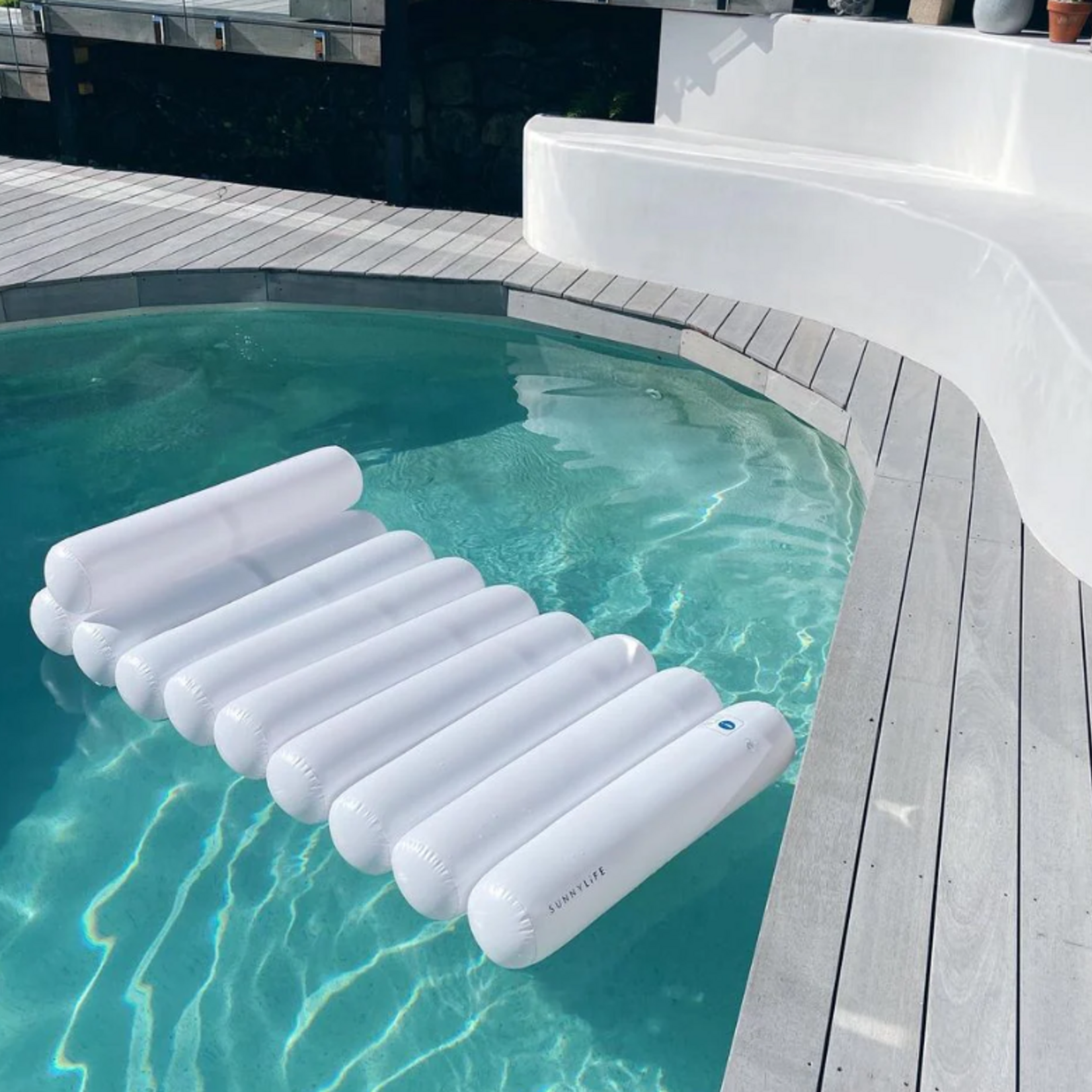 Sunnylife SunnyLife - Lilo - Tube - Luchtmatras - Wit