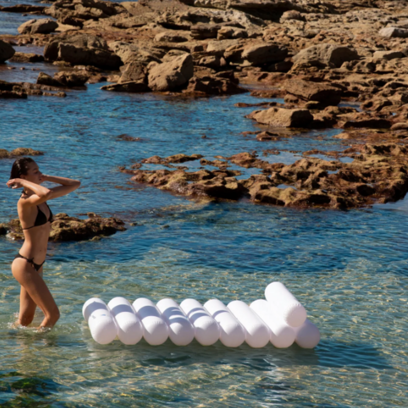 Sunnylife SunnyLife - Lilo - Tube - Matelas d'air - Blanc