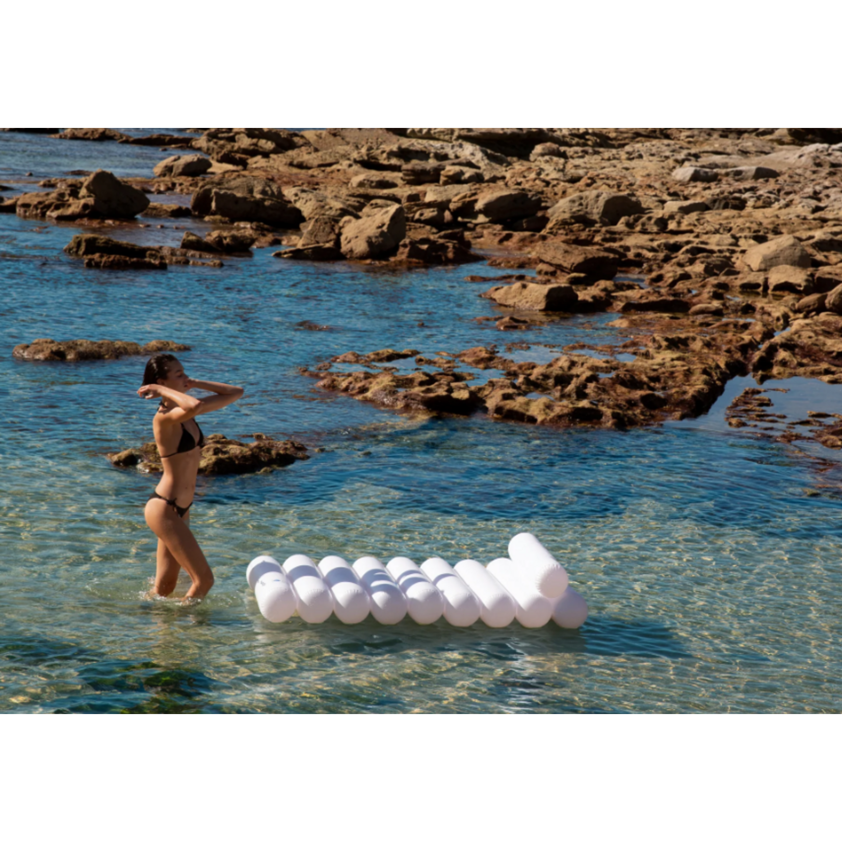 Sunnylife SunnyLife - Lilo - Tube - Matelas d'air - Blanc