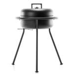 Zee ZEE - KORO - Barbecue - Acier peint par poudrage - Noir
