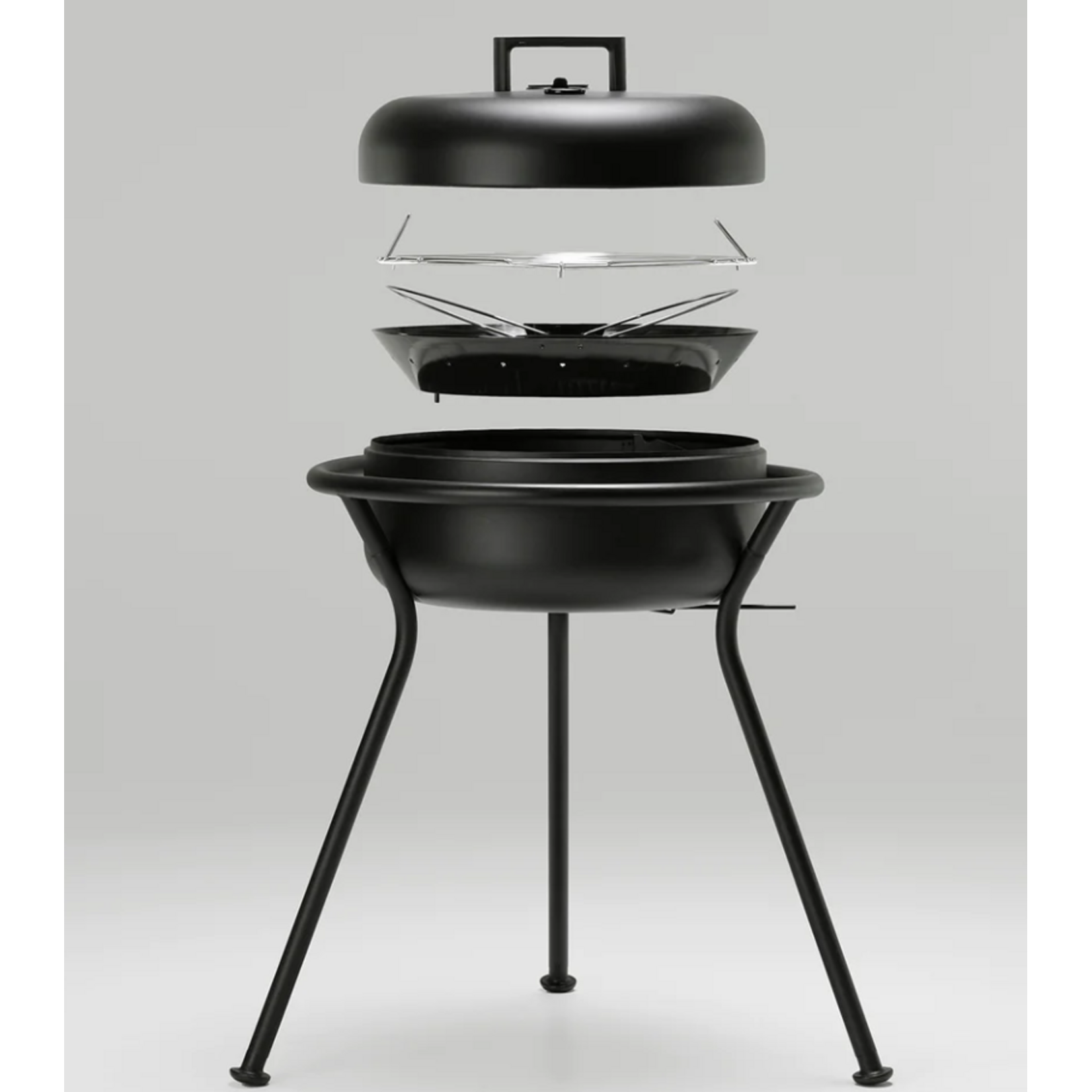 Zee ZEE - KORO - Barbecue - Poedergelakt staal - Zwart