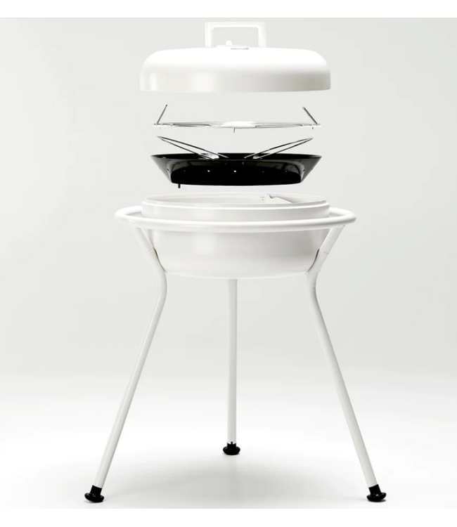 Zee ZEE - KORO - Barbecue - Poedergelakt staal - Wit