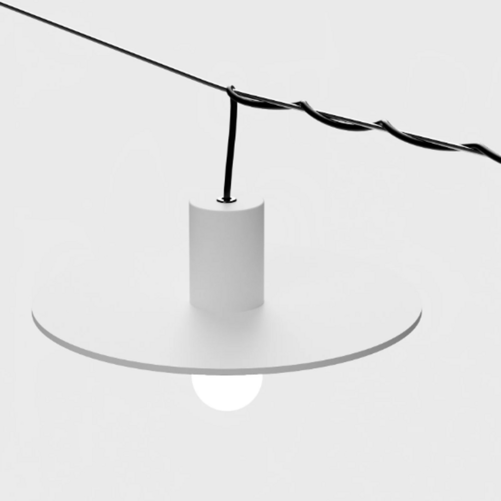 Wünder Wünder - The disc - Buitenverlichting - lichtgrijs