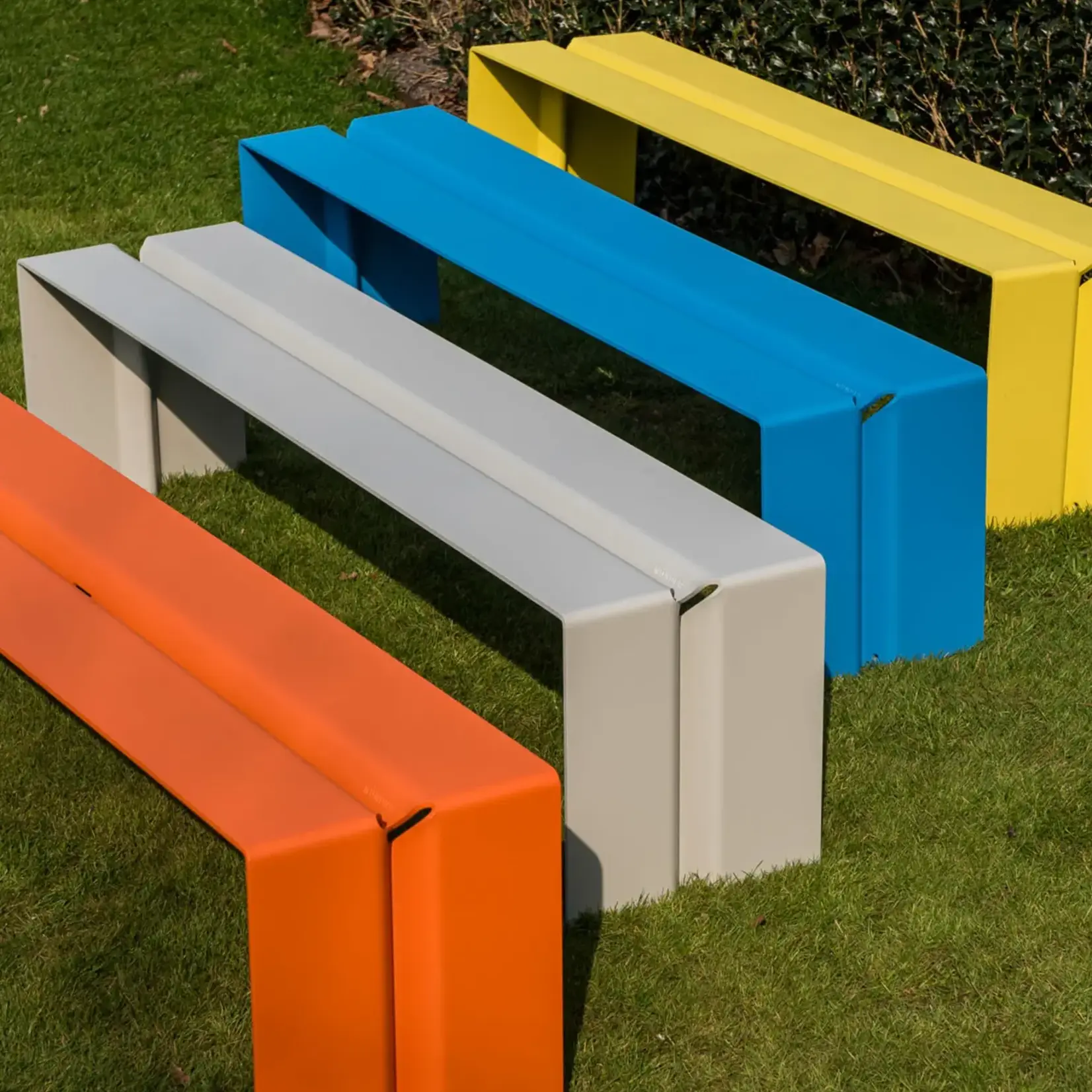 Wünder Wünder - the bench - zitbank  - blauw RAL5012