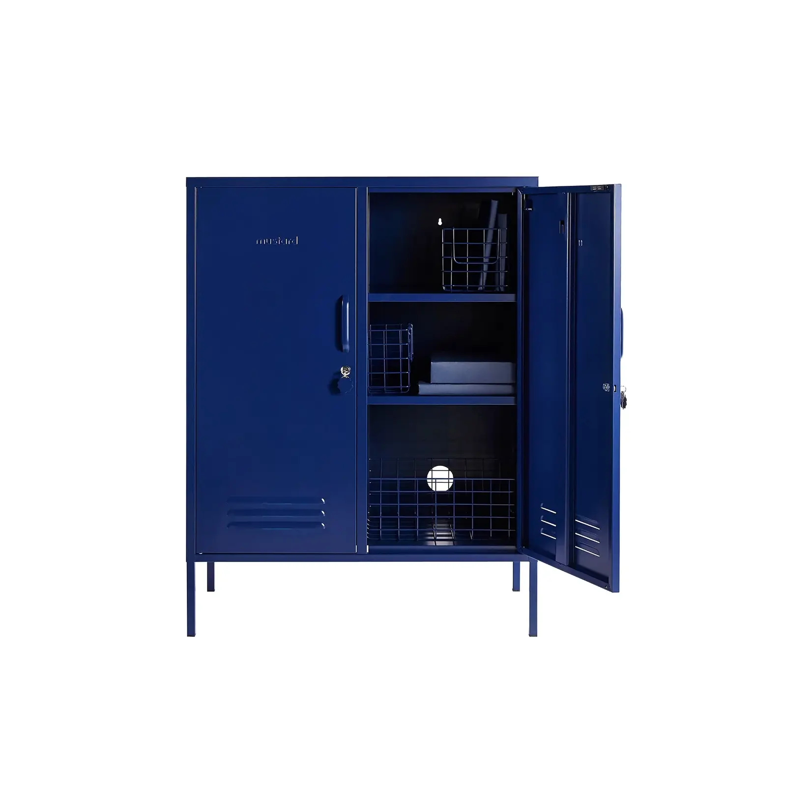 Mustard Made Mustard - The Midi - Kast - Metaal - marineblauw