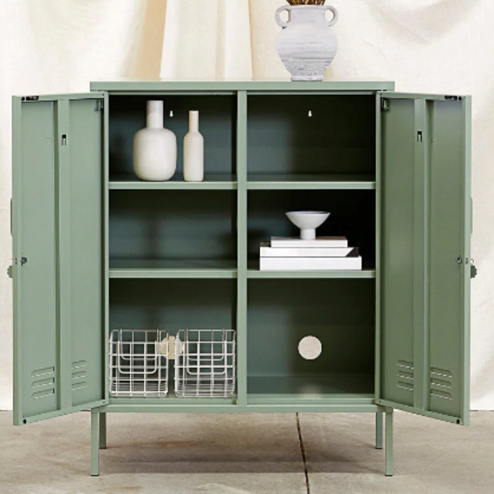 Mustard Made Mustard - The Midi - Armoire - Metal - sauge (vert pastel)