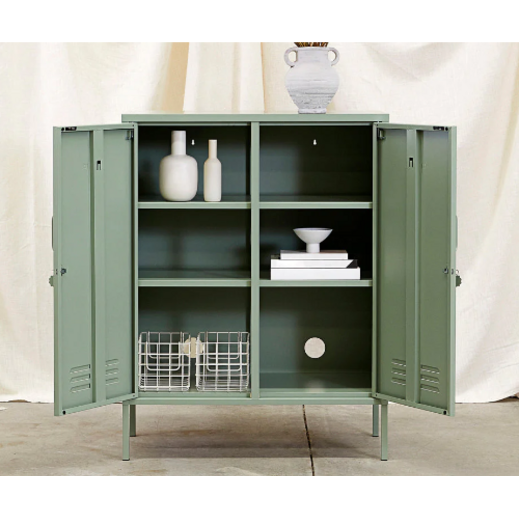 Mustard Made Mustard - The Midi - Armoire - Metal - sauge (vert pastel)