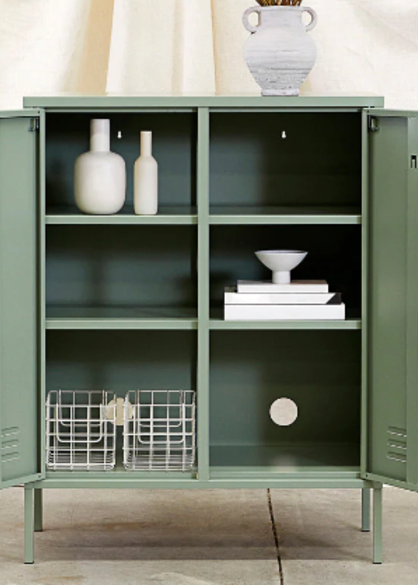 Mustard Made Mustard - The Midi - Armoire - Metal - sauge (vert pastel)