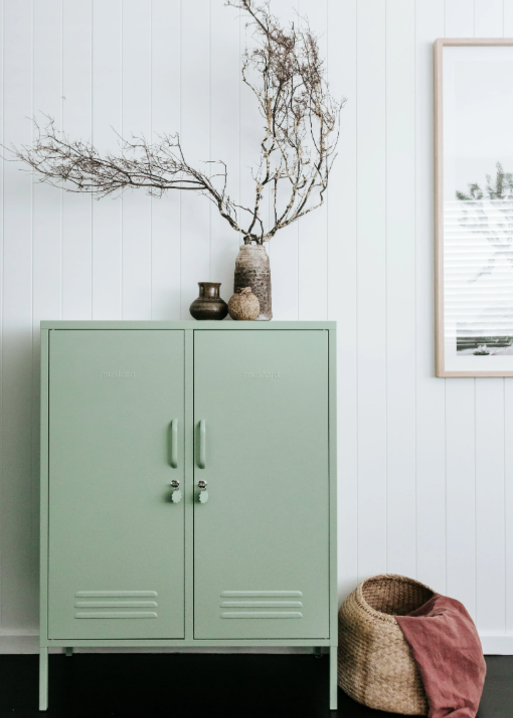 Mustard Made Mustard - The Midi - Armoire - Metal - sauge (vert pastel)