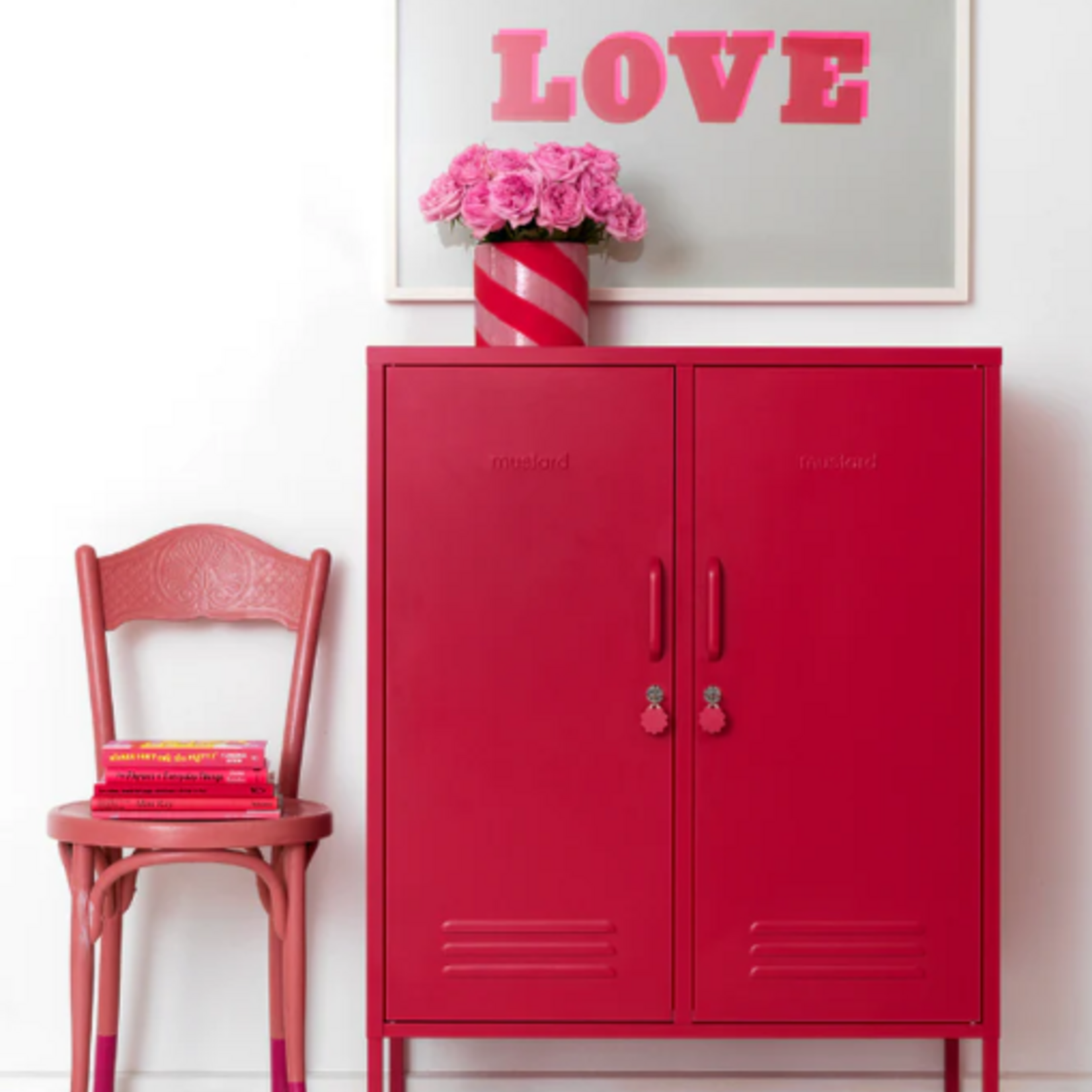 Mustard Made Mustard - The Midi - Kast - Metaal - Poppy (Rood)