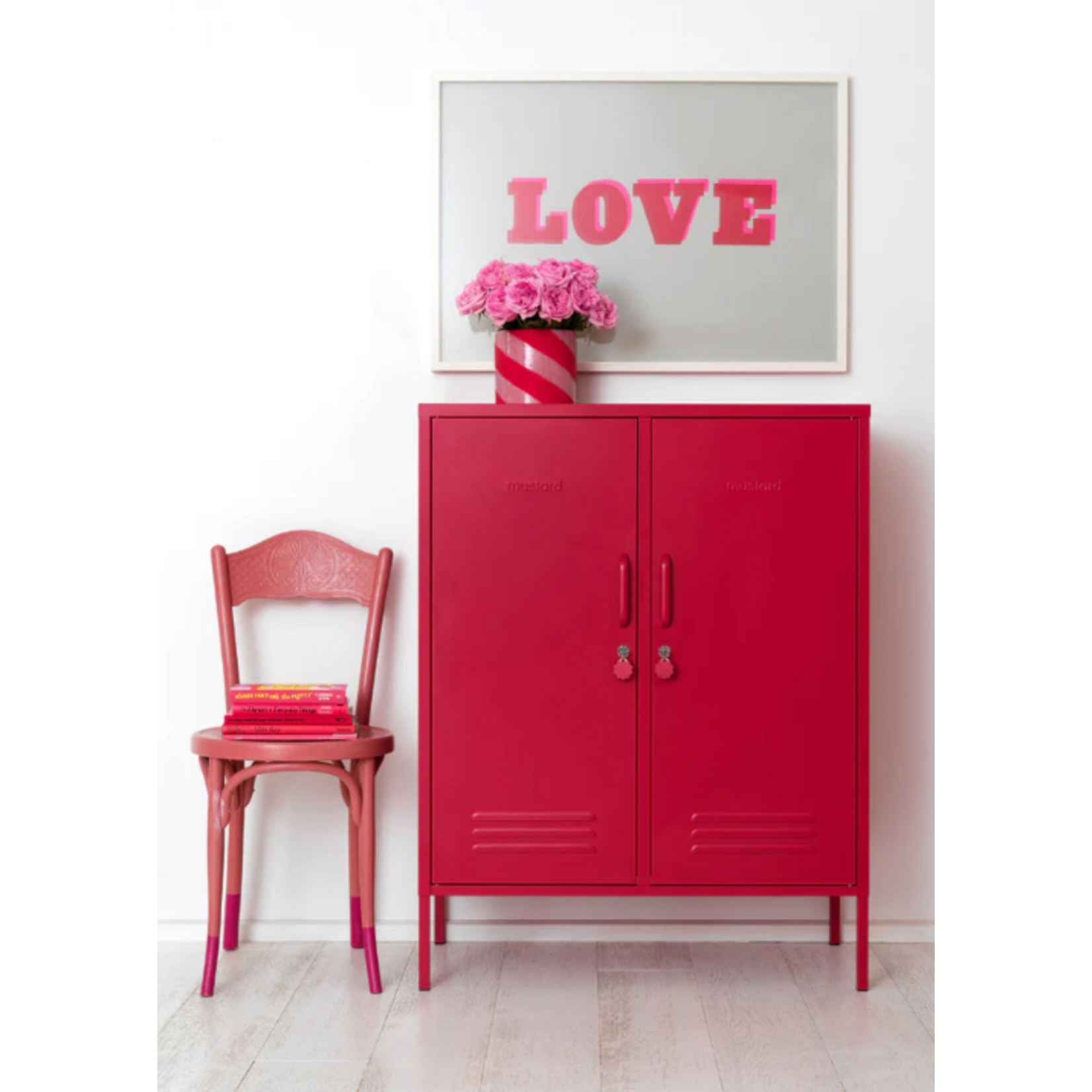 Mustard Made Mustard - The Midi - Armoire - Metal - Poppy (Rouge)
