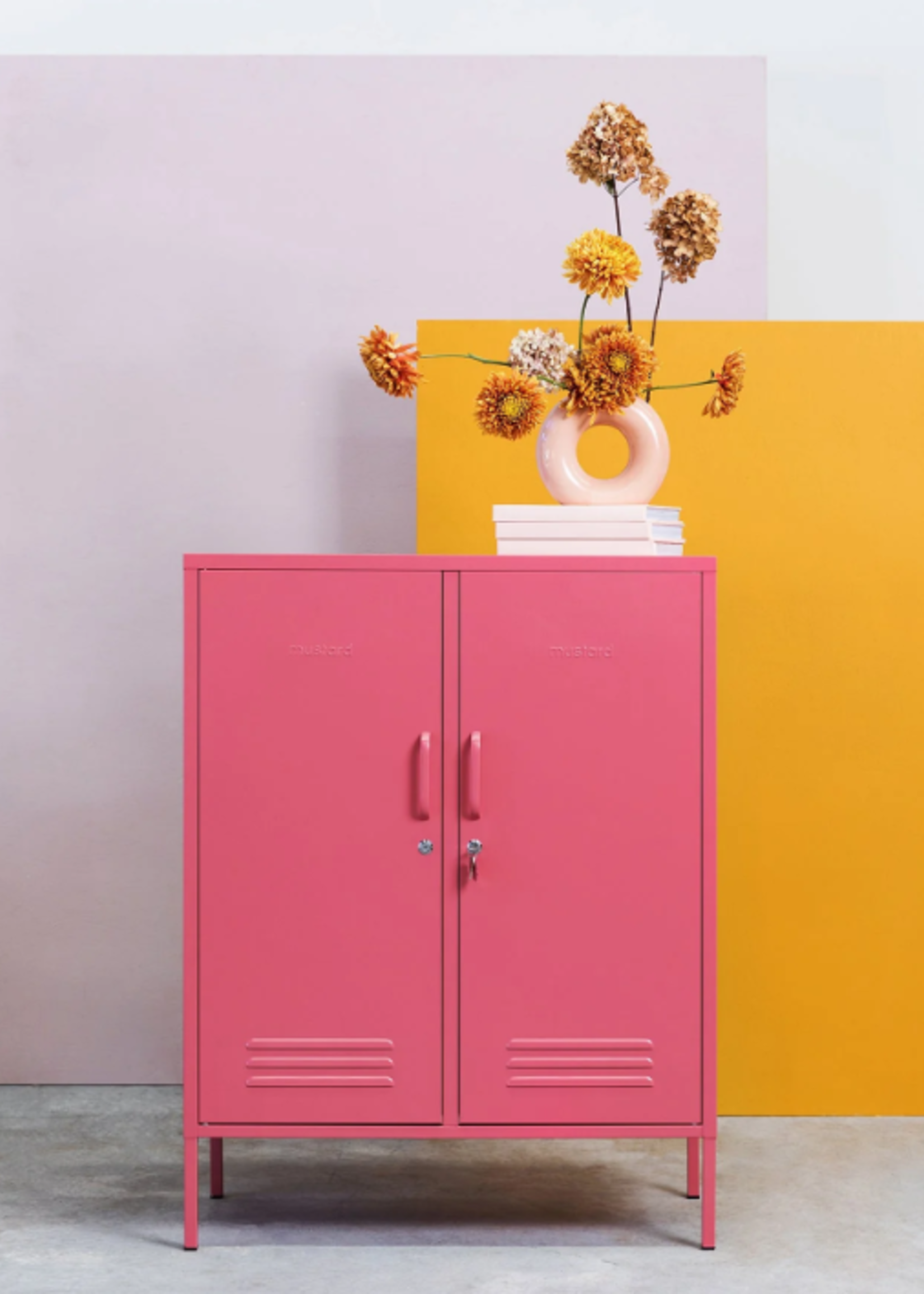 Mustard Made Mustard - The Midi - Armoire - Metal - Berry (Rose)