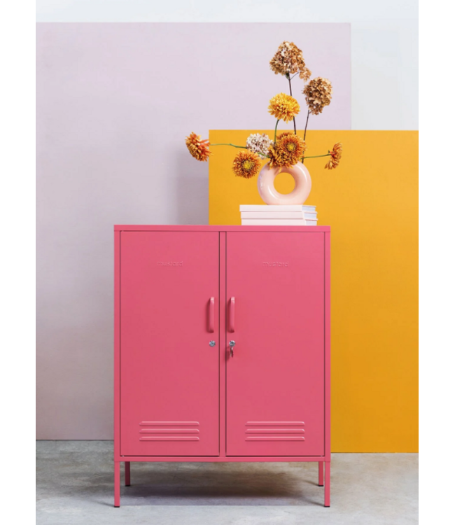 Mustard - The Midi - Kast - Metaal - Berry (Roze)