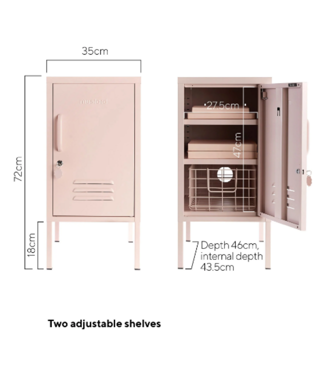 Mustard - The Shorty - Armoire - Metal - Blush