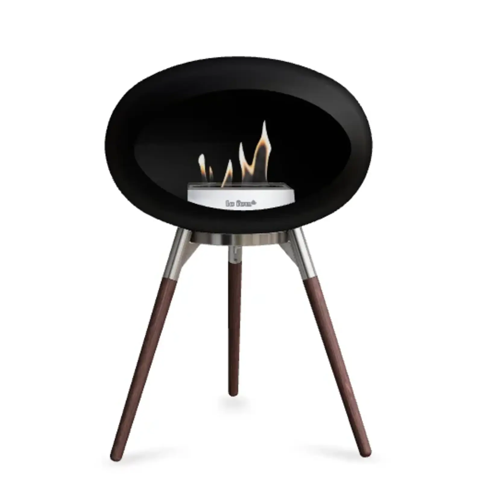 Le feu Le feu -  ground low - zwart - soaptreated oak