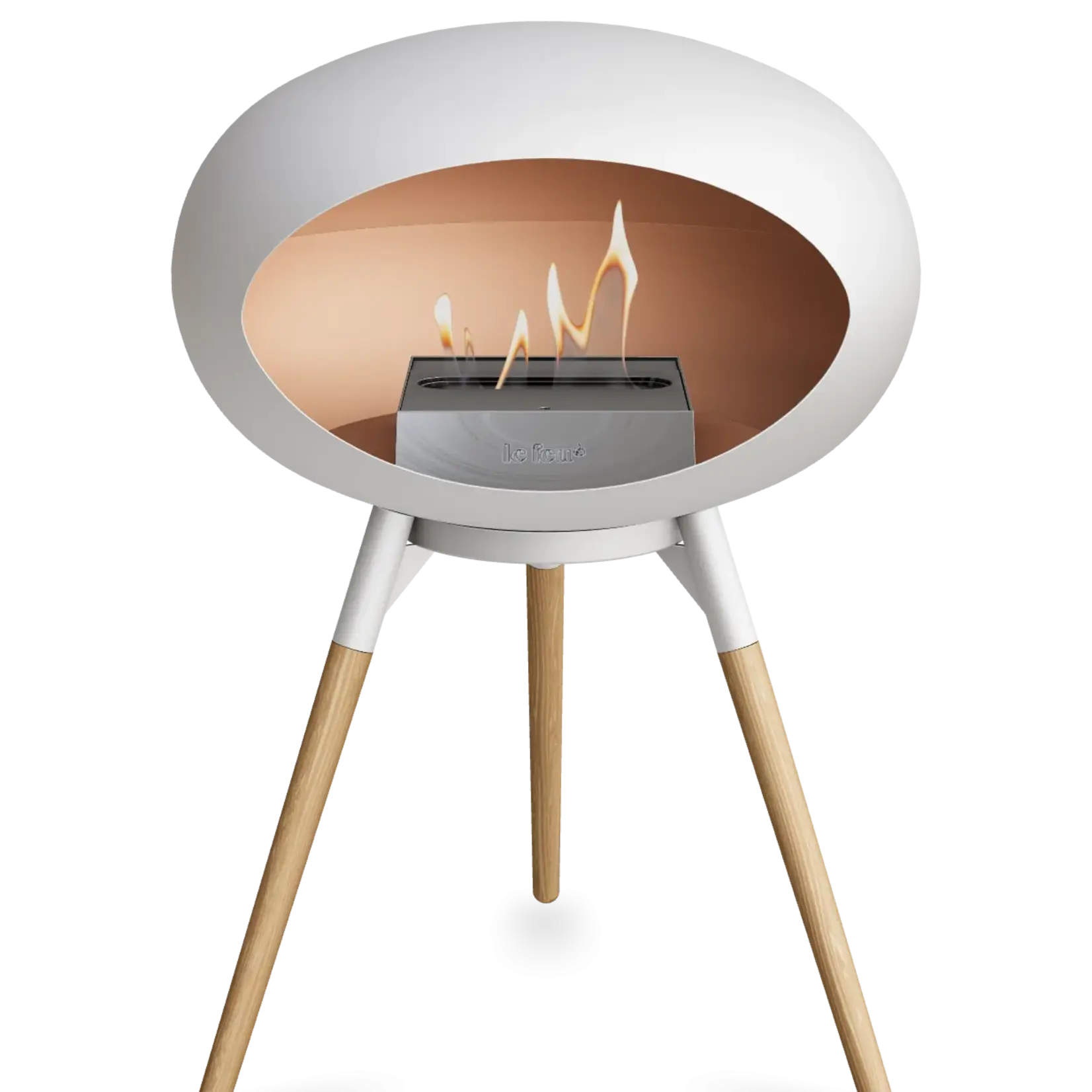Le feu Le feu  -  Grond Hout Laag - wit - soaptreated oak