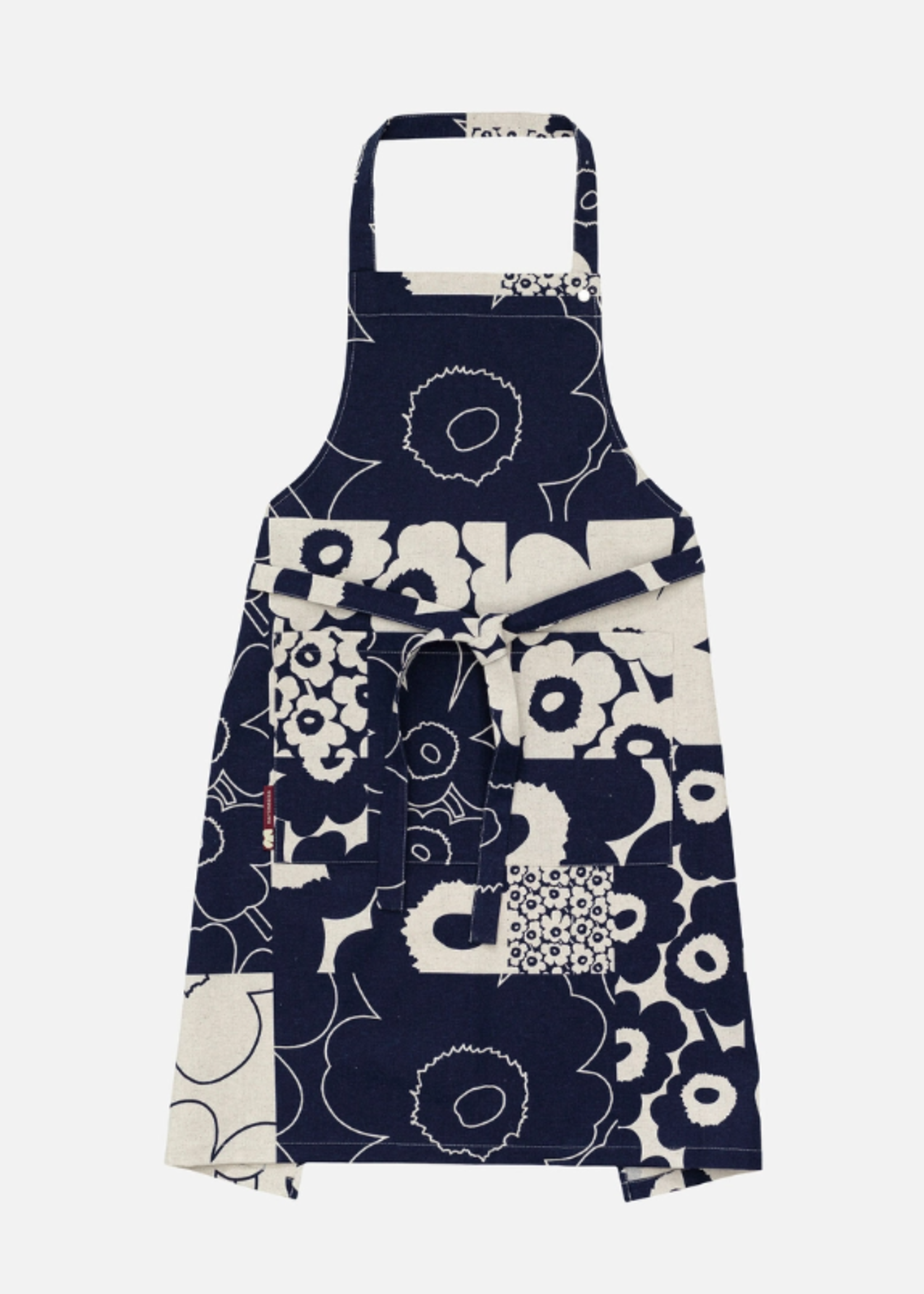 Marimekko Marimekko - Unikko - Kollaasi - Tablier de cuisine - Bleu foncé