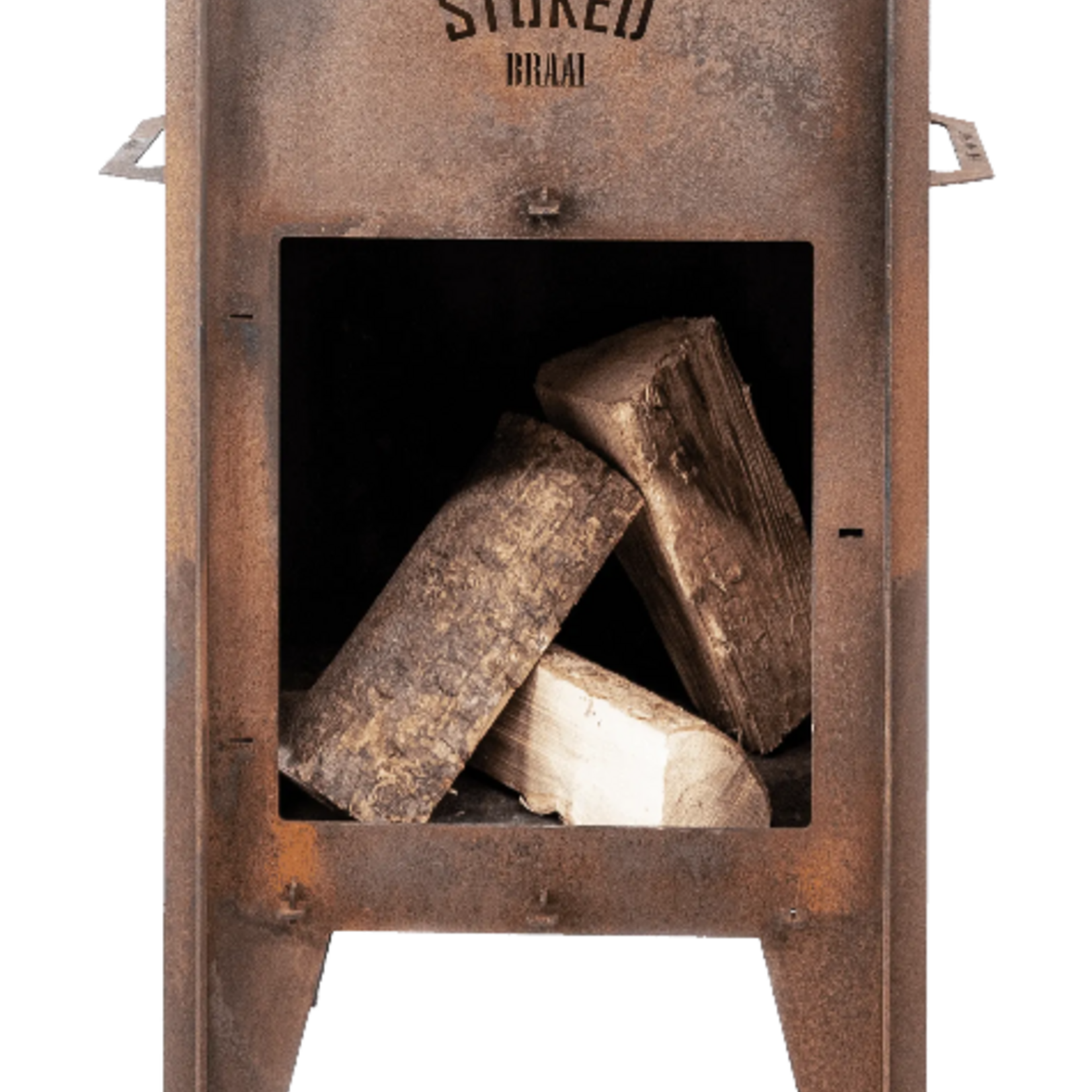 STOKED STOKED - Braai - Buitenhaard/BBQ - BASISMODEL- CorTen staal - incl. RVS Grill Rooster