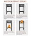 STOKED - Braai - Buitenhaard/BBQ - BASISMODEL- CorTen staal - incl. RVS Grill Rooster