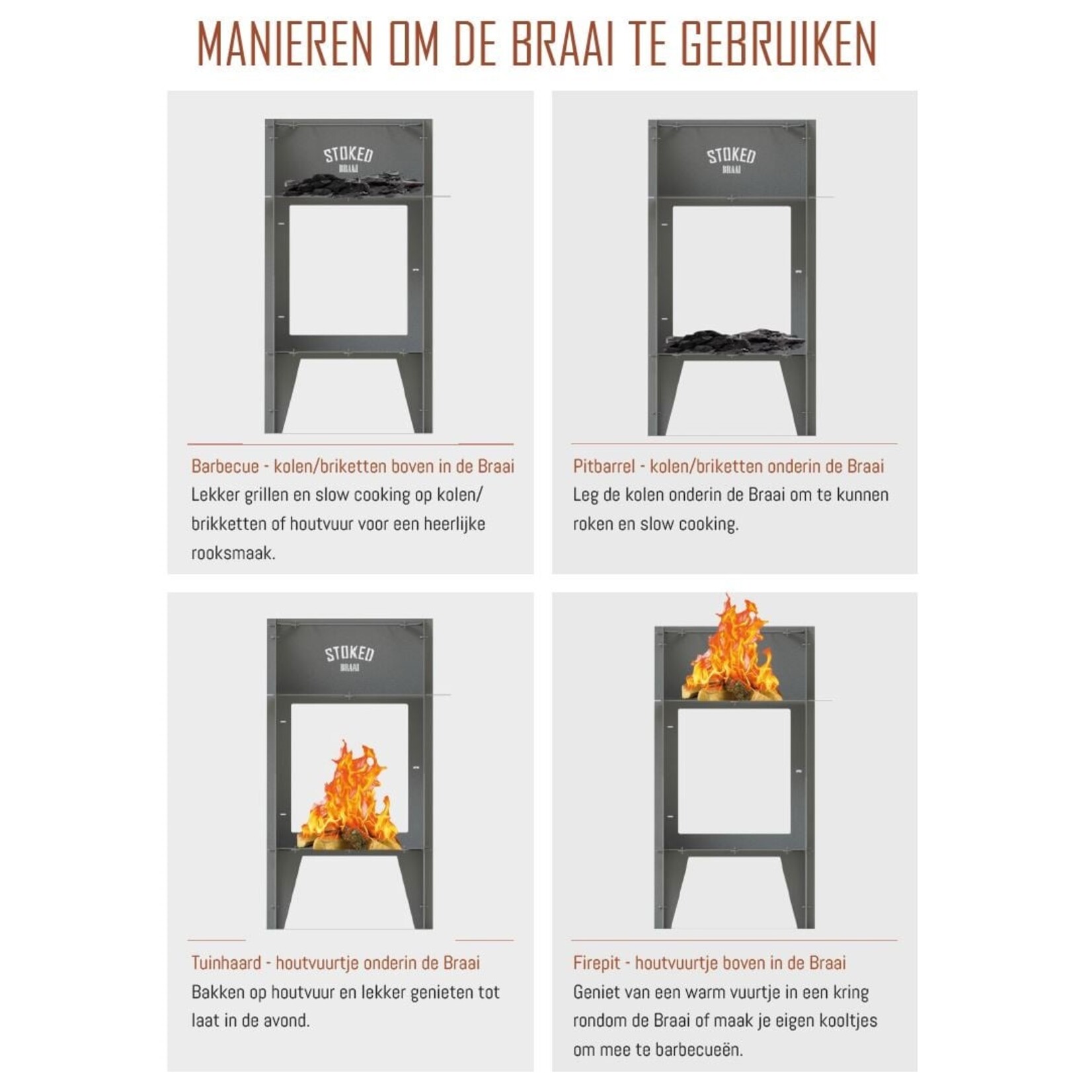 STOKED STOKED - Braai - Buitenhaard/BBQ - Italian Edition