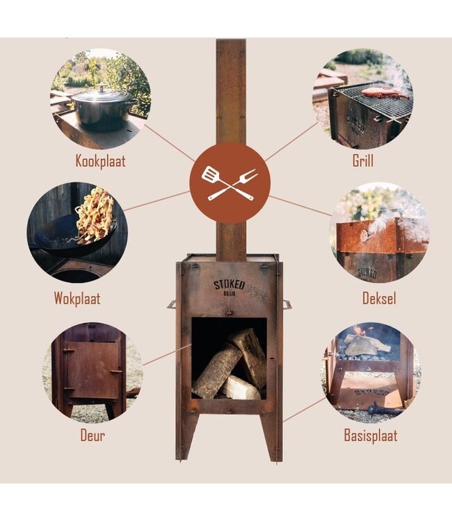 STOKED STOKED - Braai - Cheminée d'extérieur/BBQ -   Premium