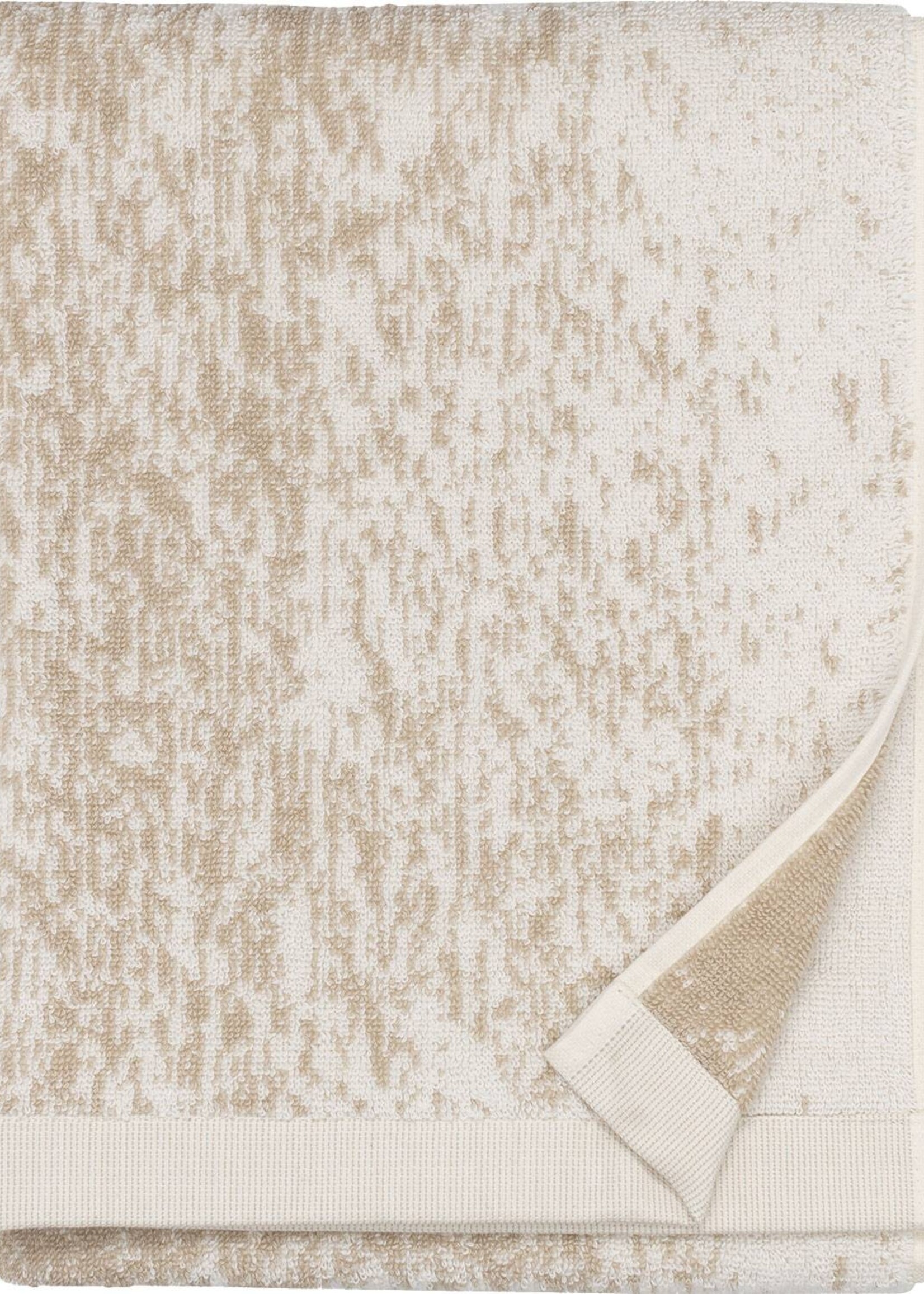 Marimekko Marimekko - Kuiskaus - serviette de bain - 70x150cm - Beige blanc