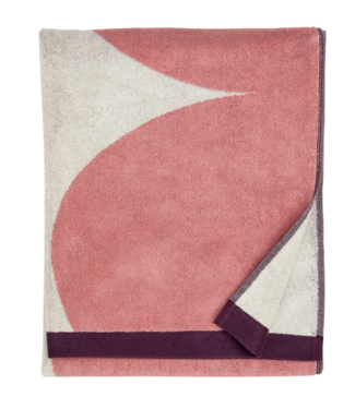 Marimekko Marimekko - Harka Kylpypyyhe - Serviette de bain - 50x70cm - Violet Rose