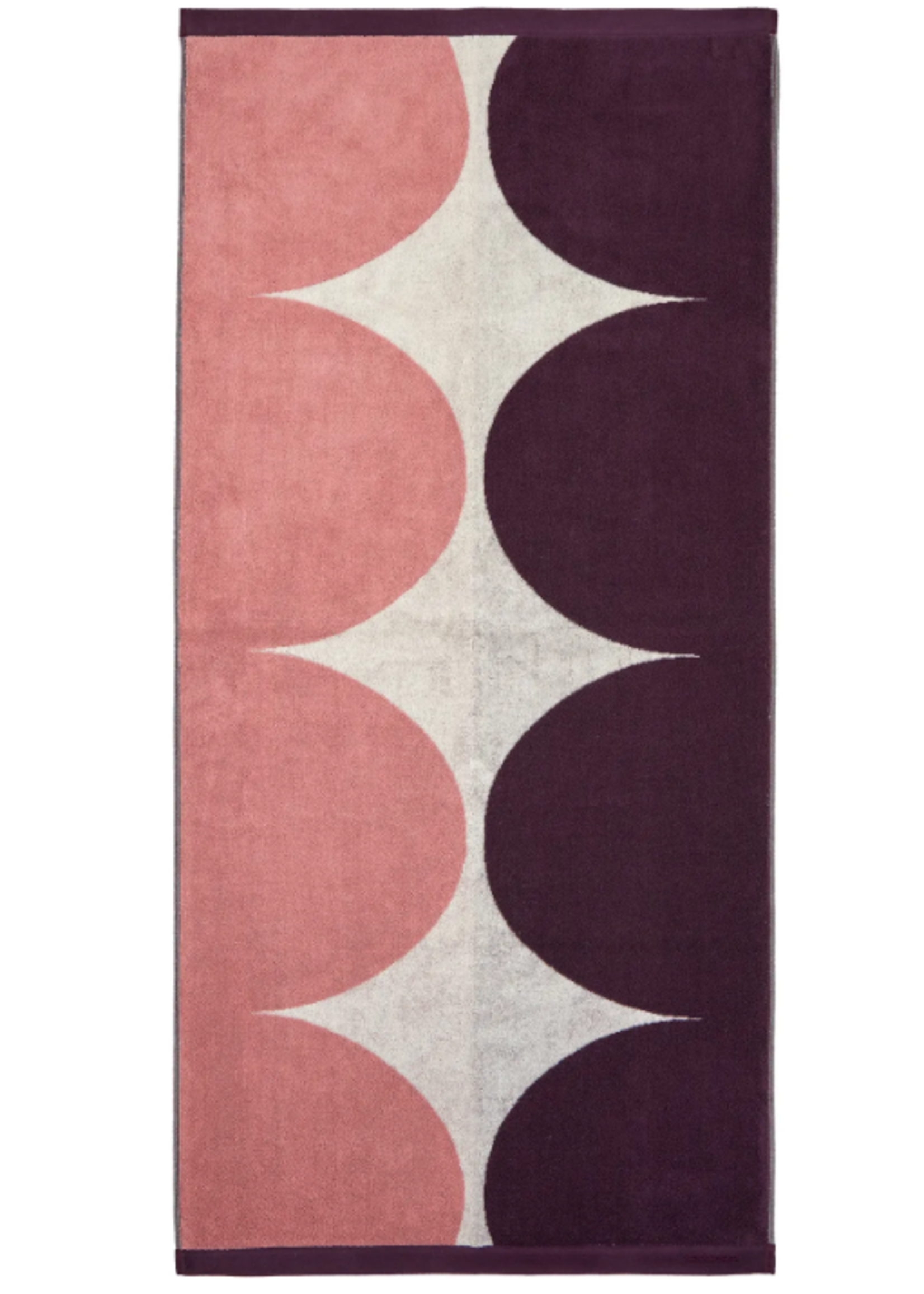 Marimekko Marimekko - Harka Kylpypyyhe - Serviette de bain - 50x70cm - Violet Rose