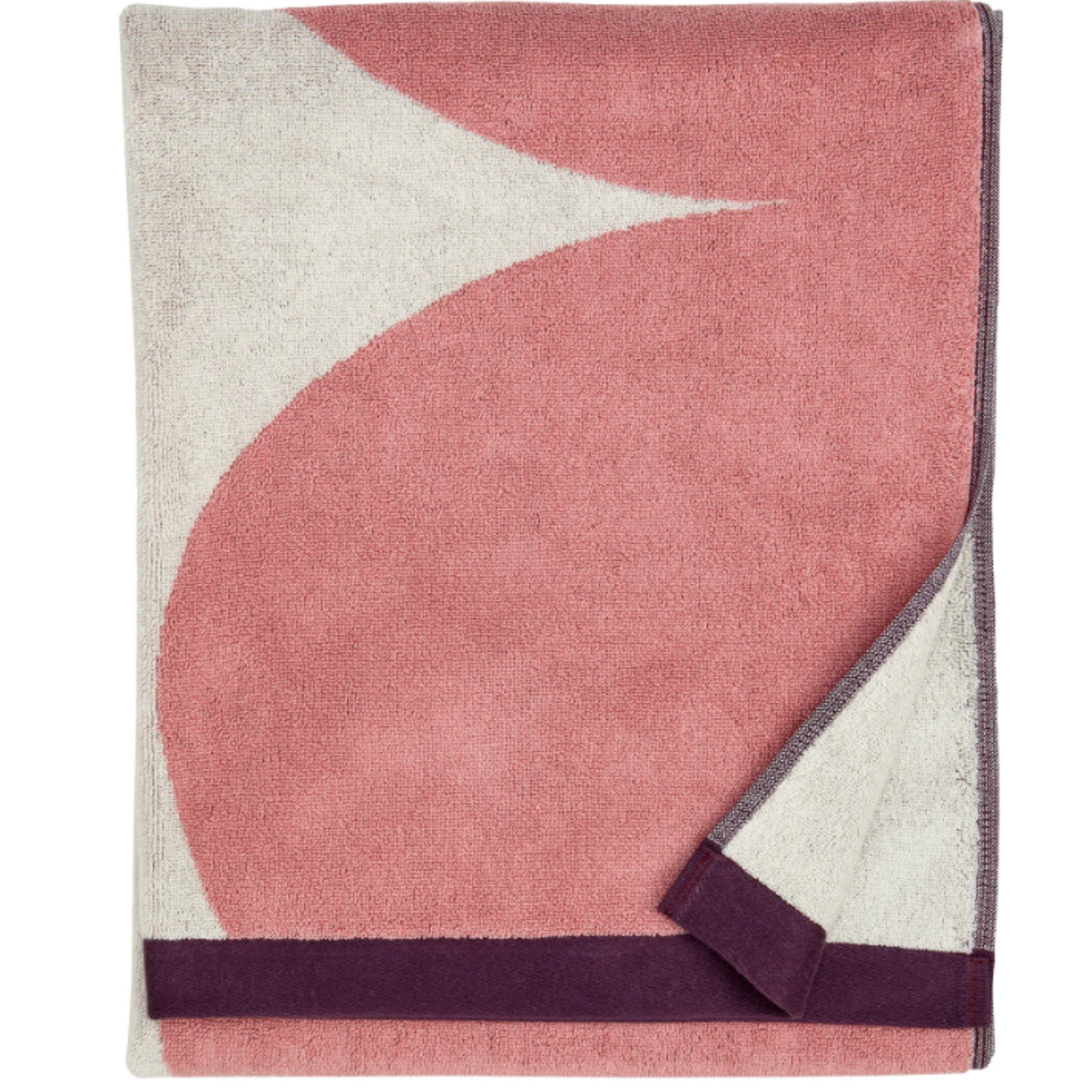 Marimekko Marimekko - Harka Kylpypyyhe - Serviette de bain - 70x150 - Violet Rose