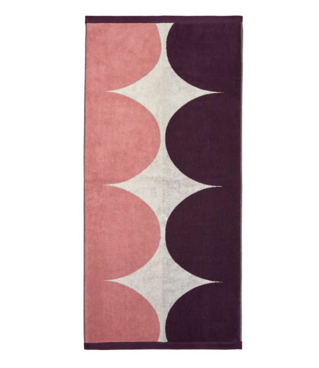 Marimekko - Harka Kylpypyyhe - Serviette de bain - 70x150 - Violet Rose