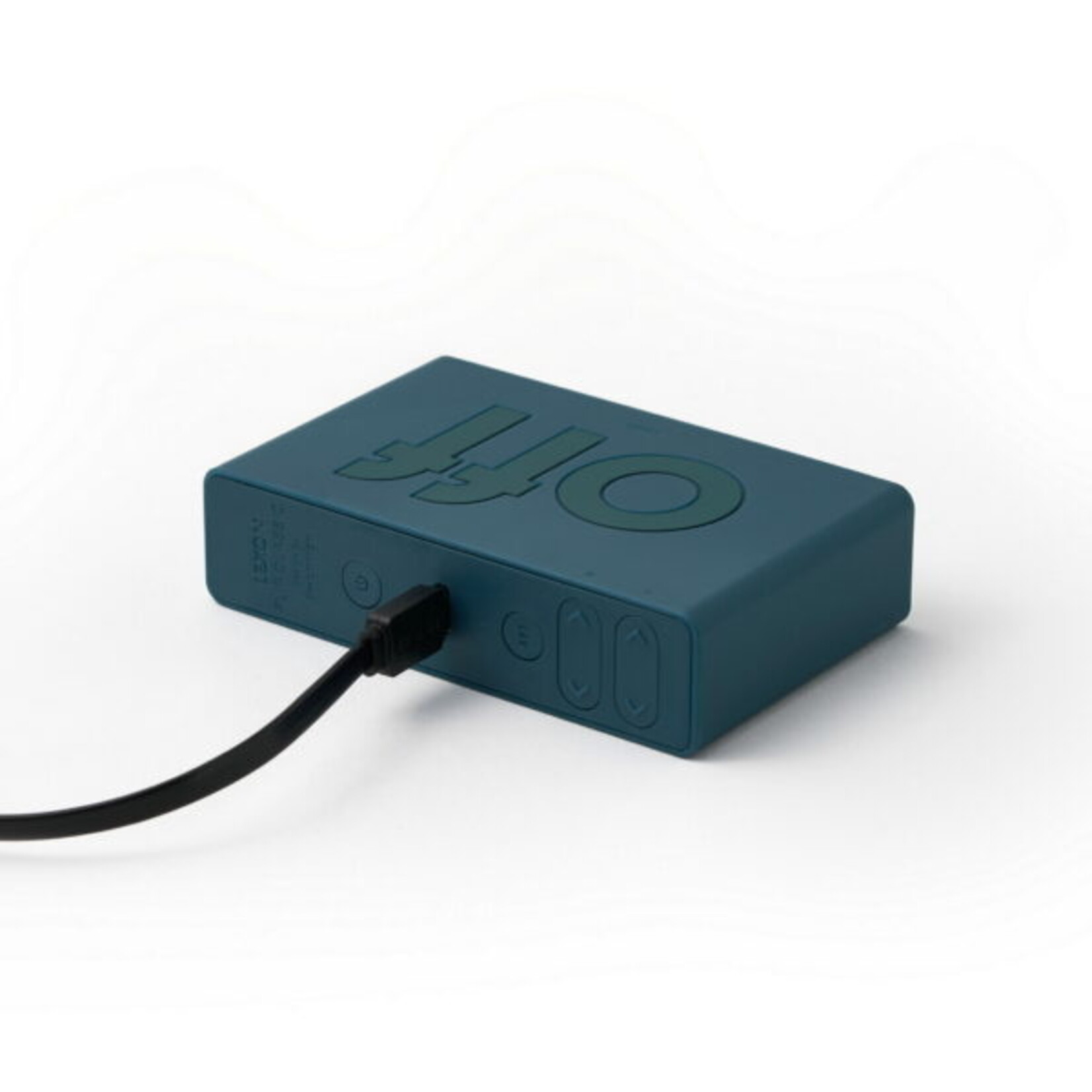 Lexon Lexon - Flip - Classic - Réveil LCD réversible - Bleu pétrole