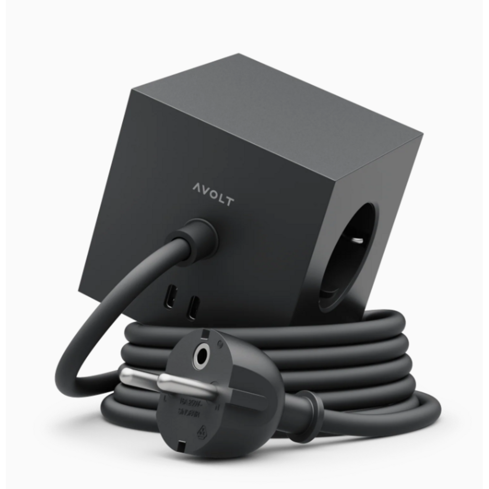 AVOLT AVOLT - Square 1 - Adaptateur - 30W - Dual USBC - 1.8m - Stockholm Black (noir)