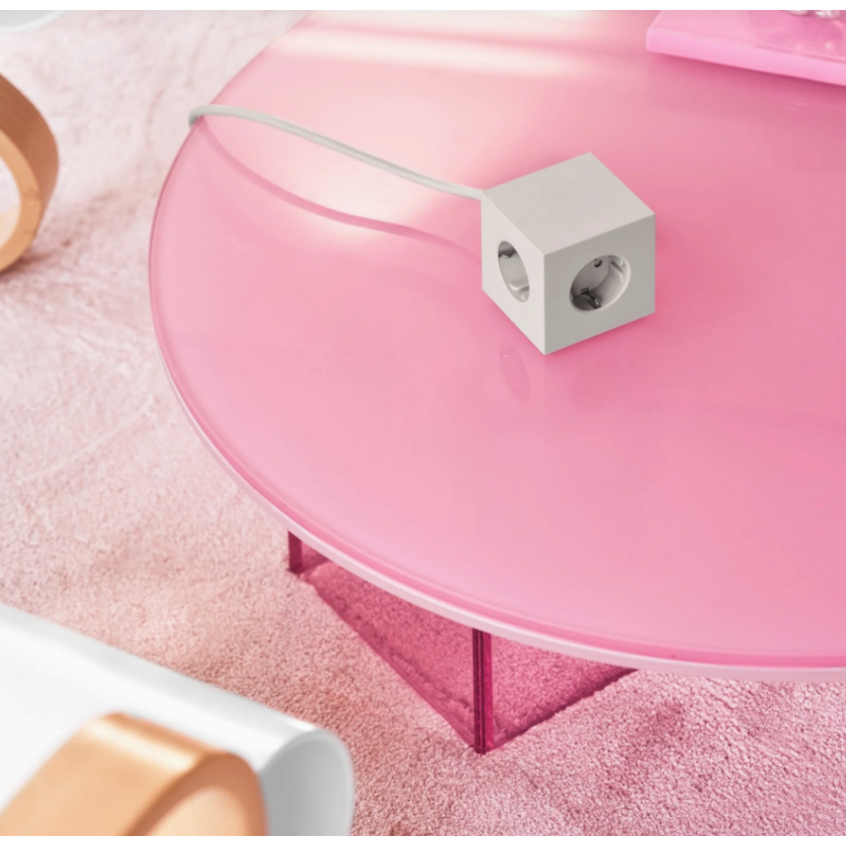 AVOLT AVOLT - Square 1 - Adaptateur - 30W - Dual USBC - 1.8m - Gotland Gray (gris clair)