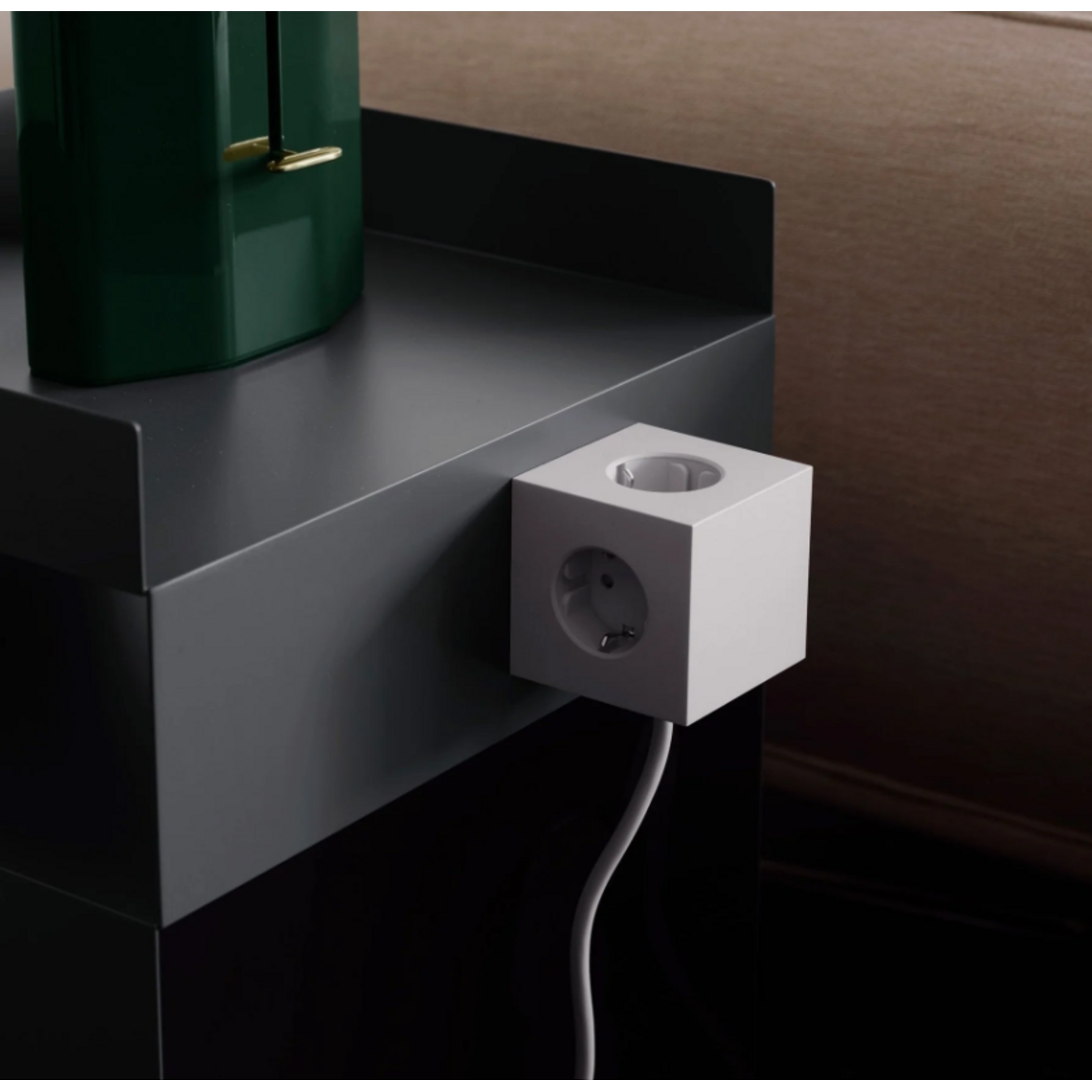 AVOLT AVOLT - Square 1 - Adapter - 30W - Dual USBC - 1.8m - Gotland Gray ( Licht Grijs )